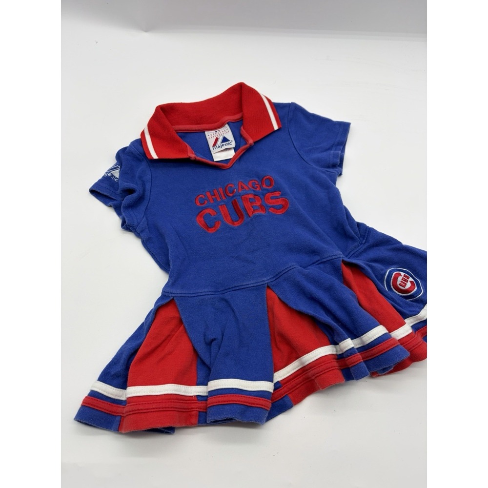 Vintage Chicago Cubs Majestic Cheerleader Outfit Size 3 t Kids Girls